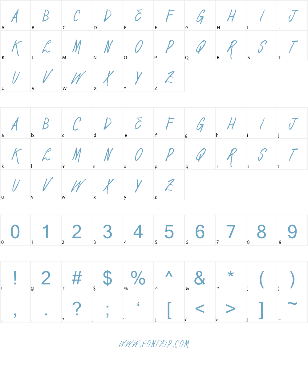 Vtks Beautizinea Font Character